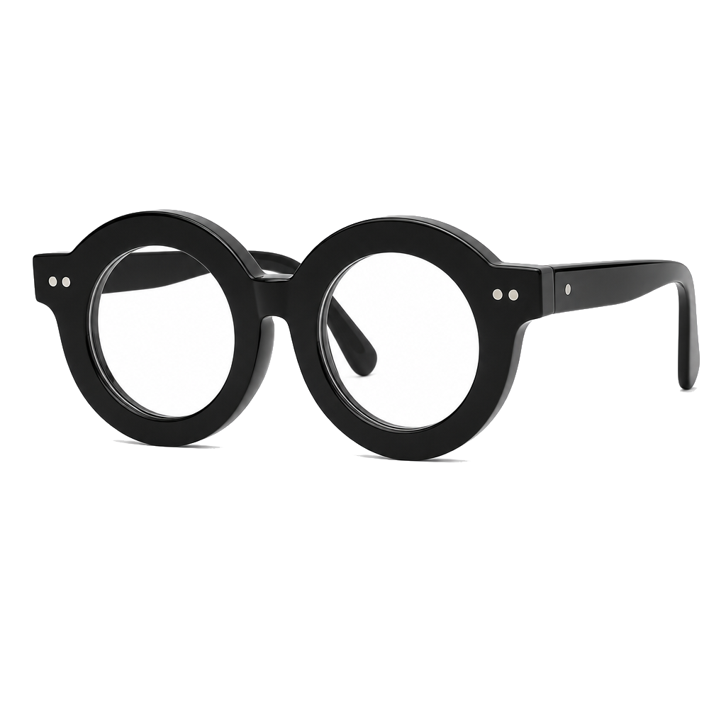 Monture Anfa — acétate noir, lunettes de vue L’OPTIC