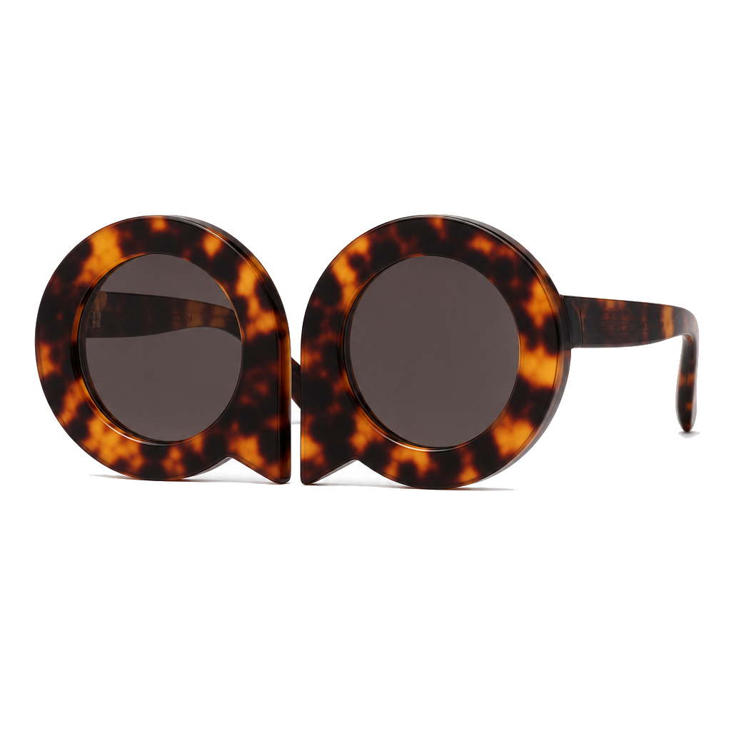 Solaire Corniche — ronde écaille de tortue, verres UV400